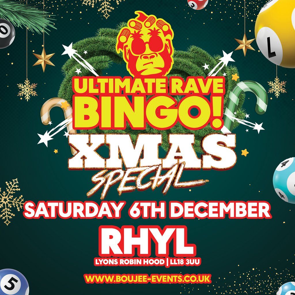 Ultimate Rave Bingo \/\/ Rhyl \/\/ Saturday 6th December