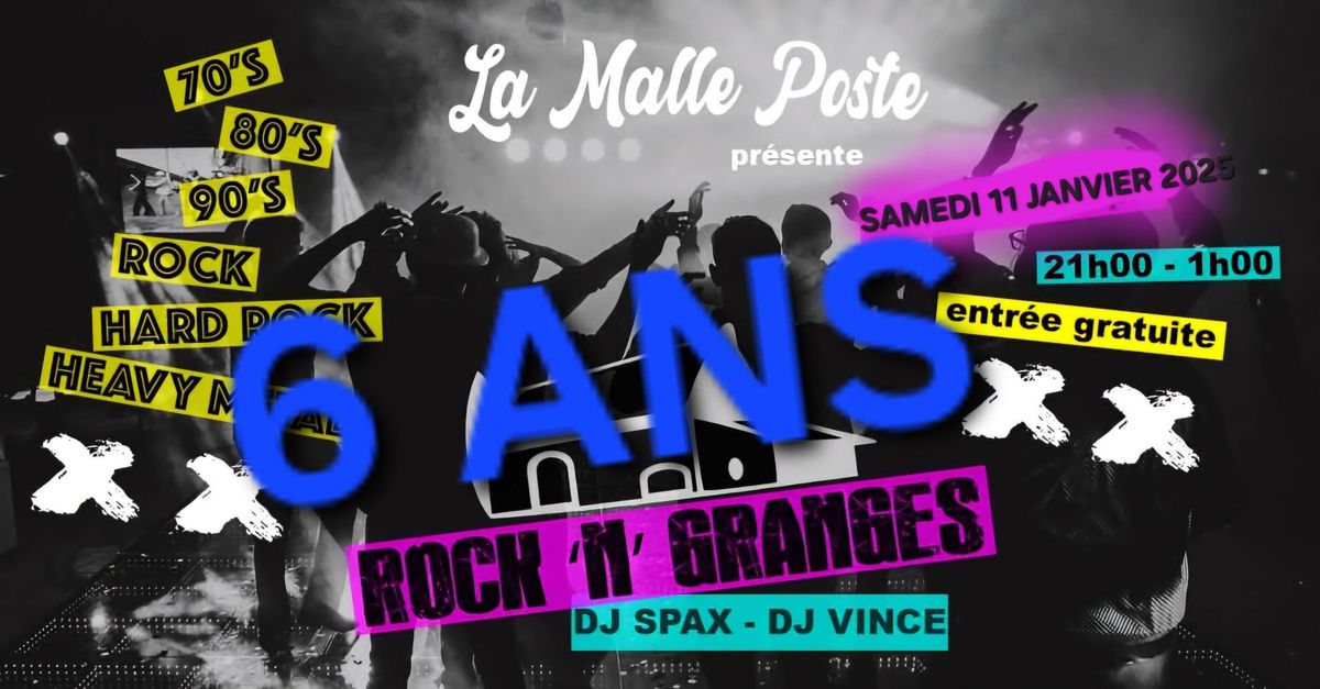 6 ANS DE LA MALLE POSTE 