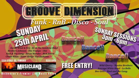 Sunday Sessions with Groove Dimension live @ MUSICLAND