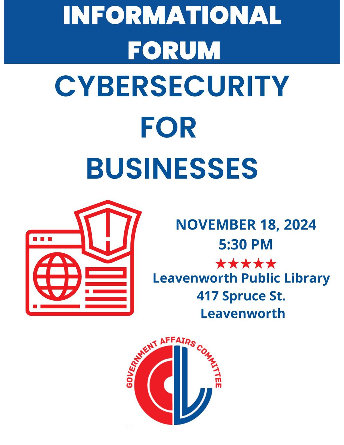 Informational Forum: Cybersecurity for Businesses