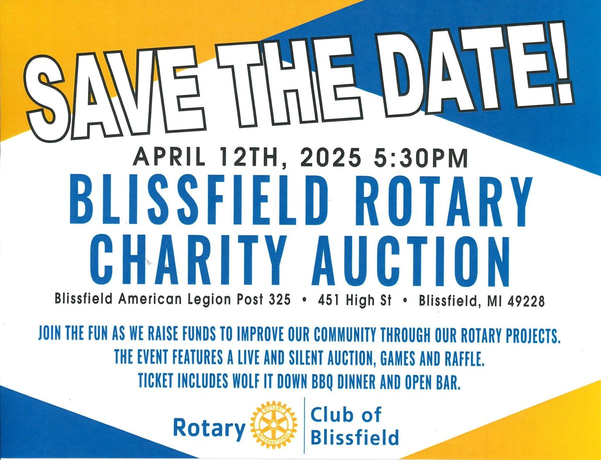 Blissfield Rotary Charity Auction