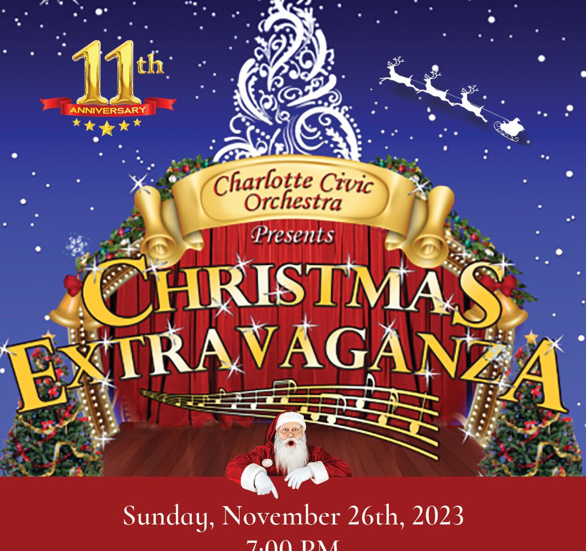 Charlotte Civic Orchestra - Christmas Extravaganza at Dale F. Halton Theater - Central Piedmont Community College