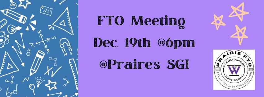 FTO Meeting Dec.