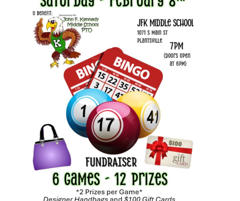 JFK PTO 2nd Annual BINGO! 