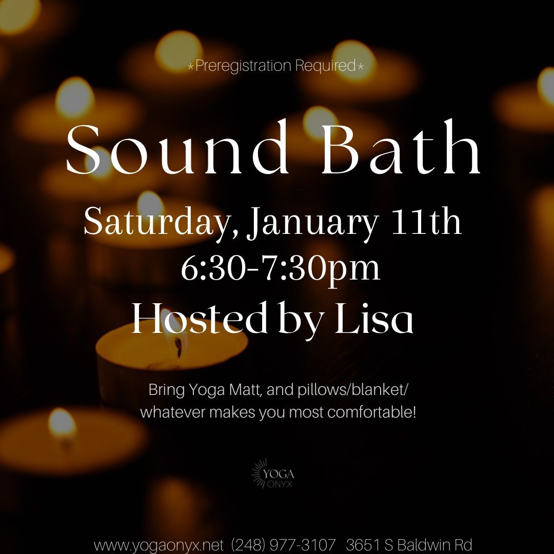 Sound Bath with Lisa