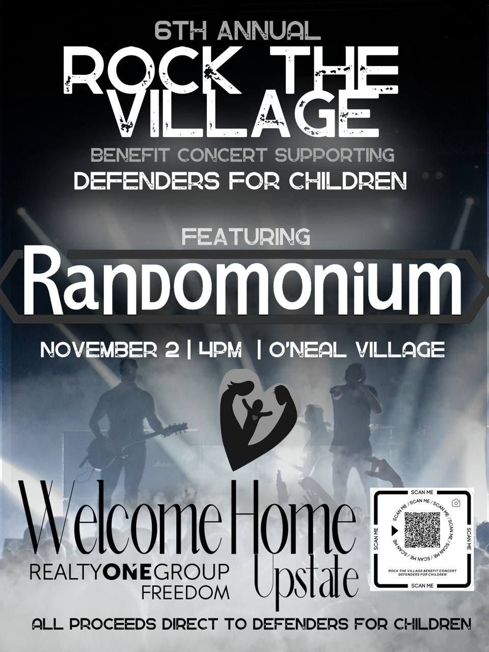 6th Annual Rock the Village Benefit Concert featuring Randomonium