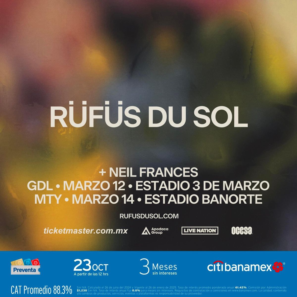 Rufus du Sol en Guadalajara