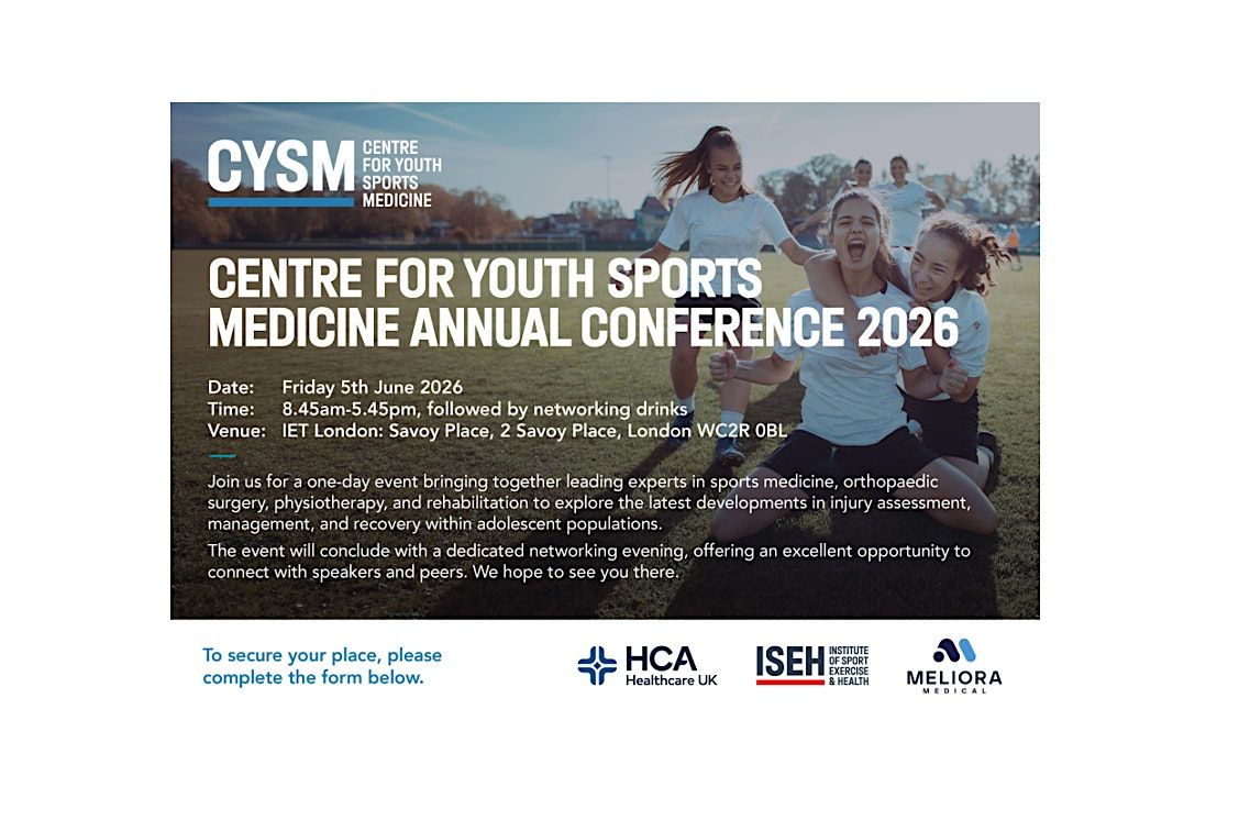 Centre for Youth Sports Medicine Annual Conference