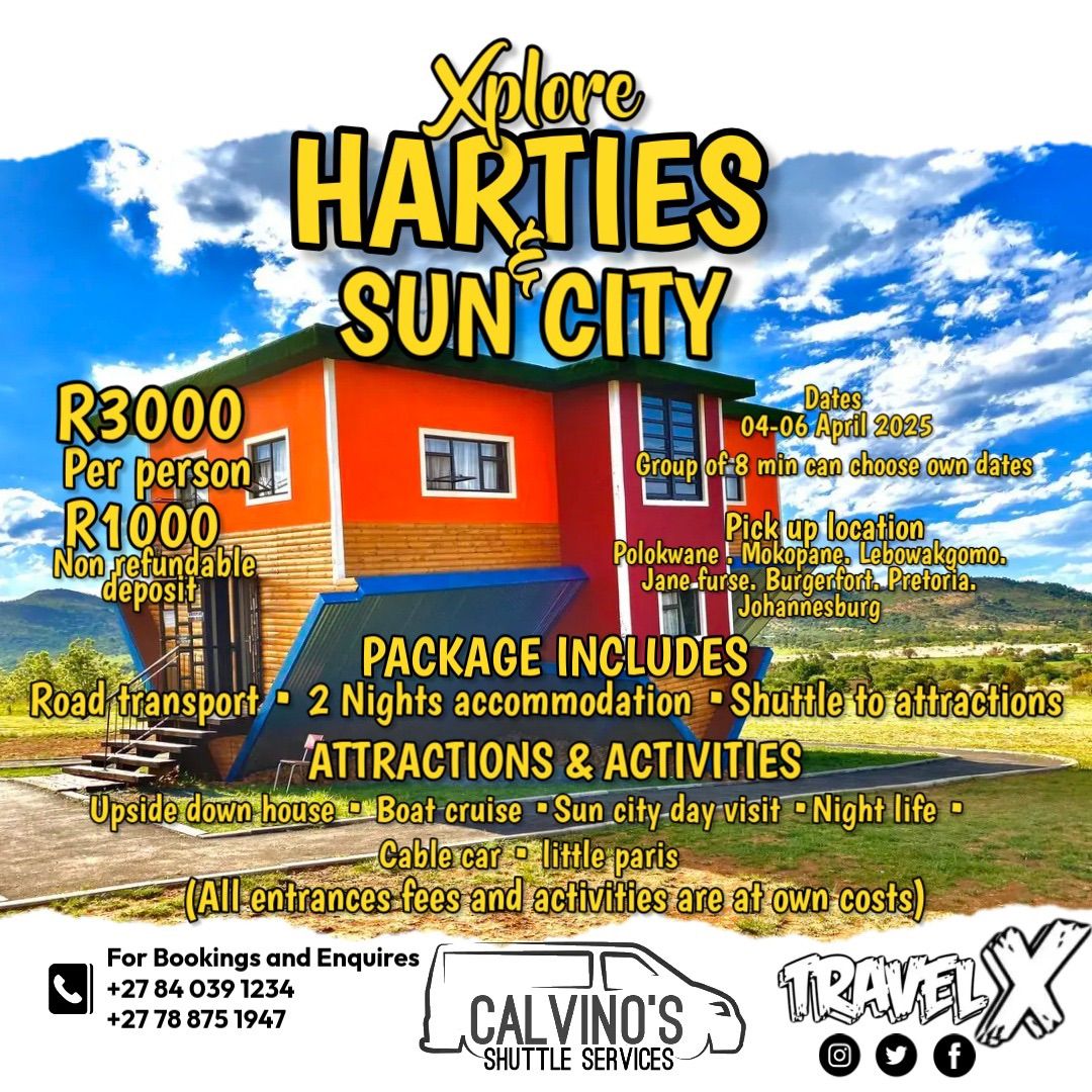 Harties and sun city tour