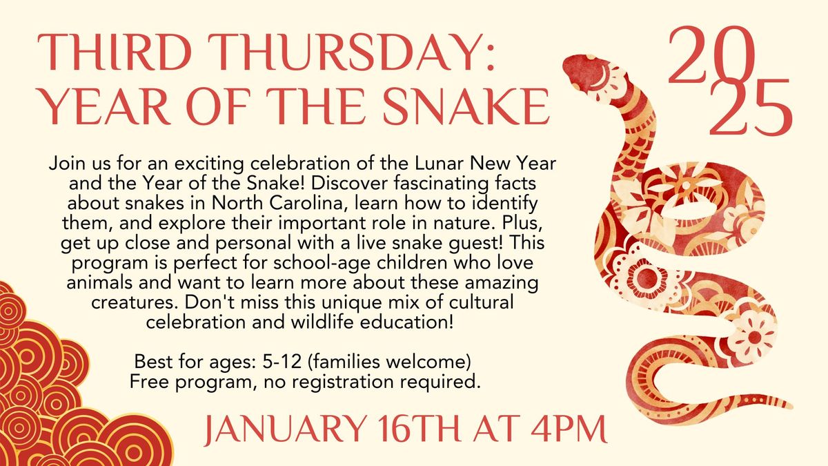 Lunar New Year Celebration: Year of the Snake