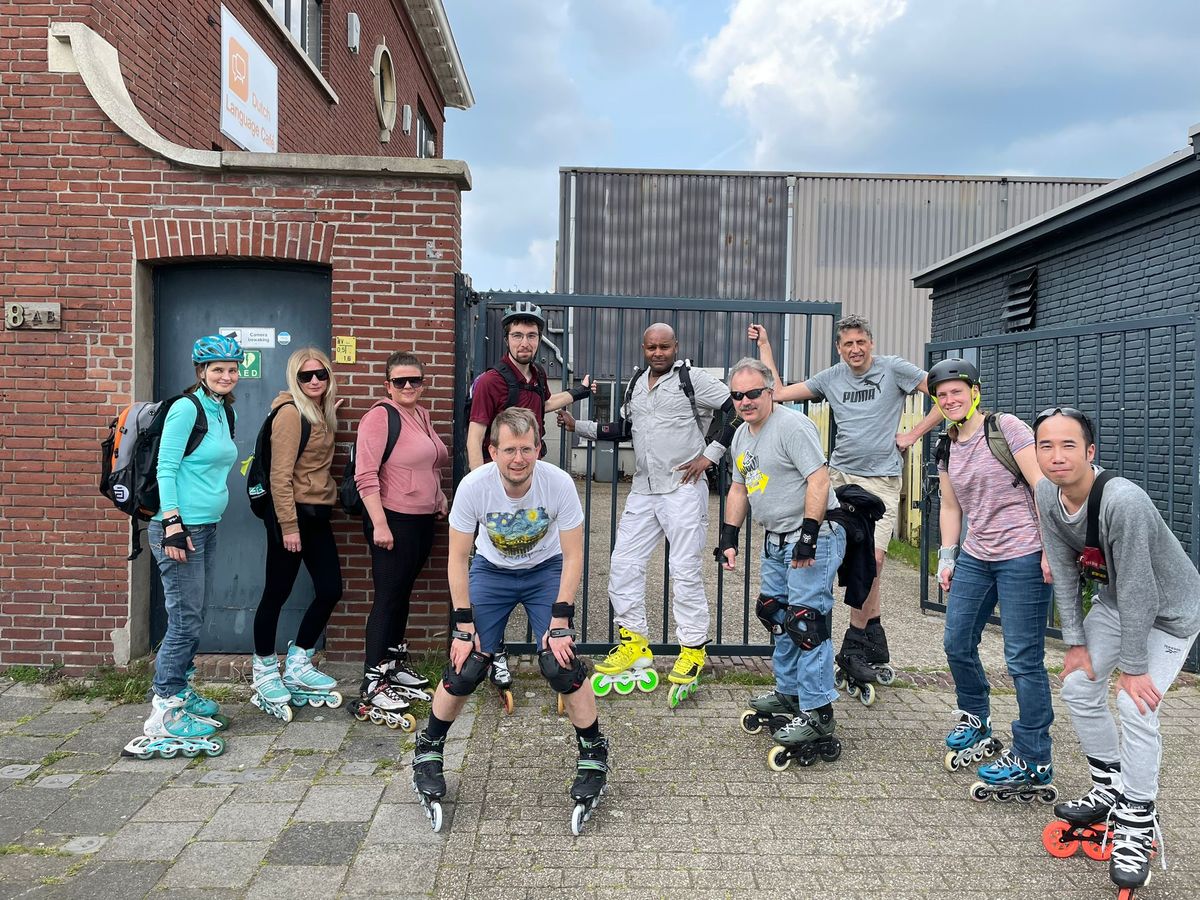 Inline skating tour: 24 km (Vredespaleis - Voorburg - Vredespaleis)