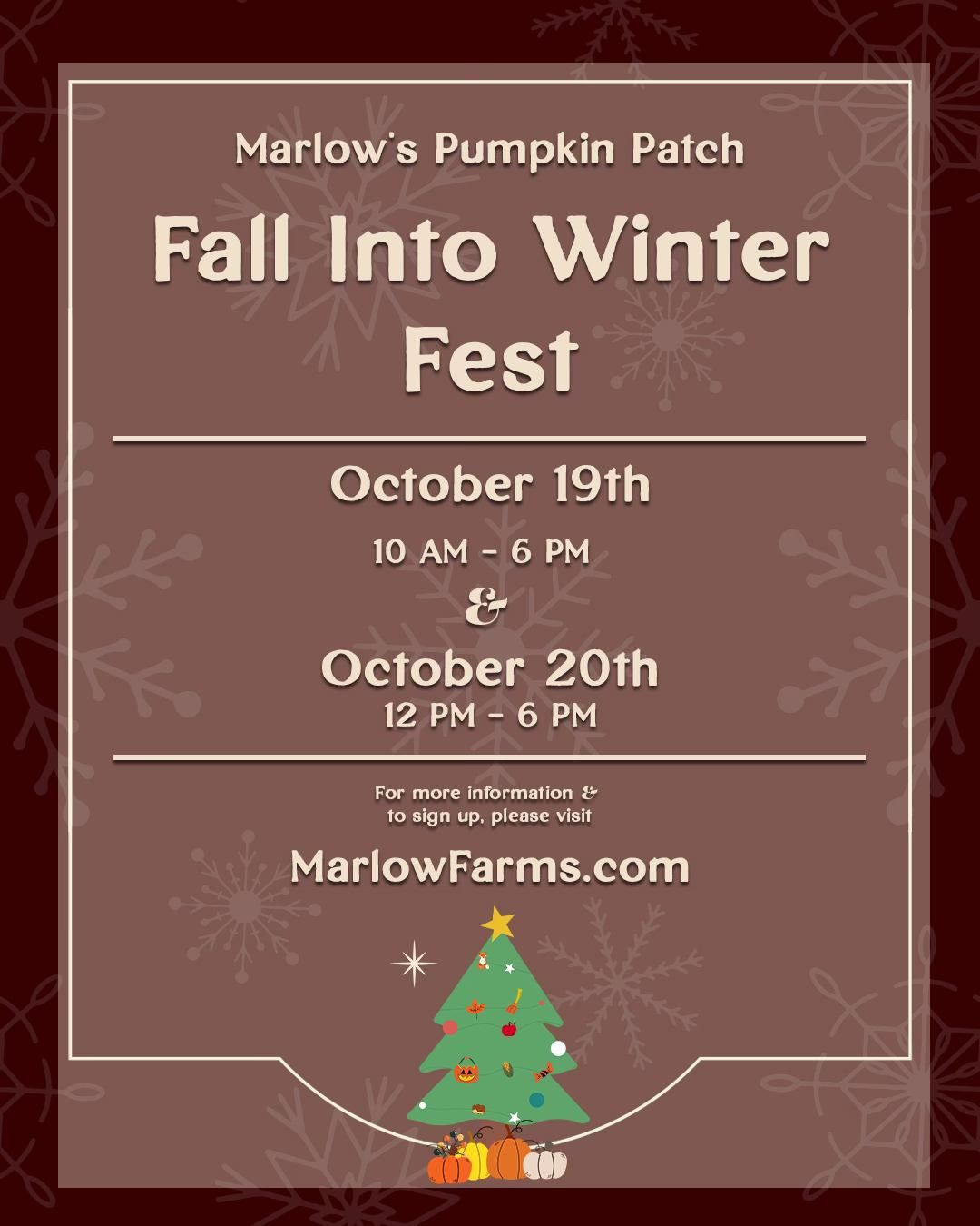 Fall Into Winter Fest!