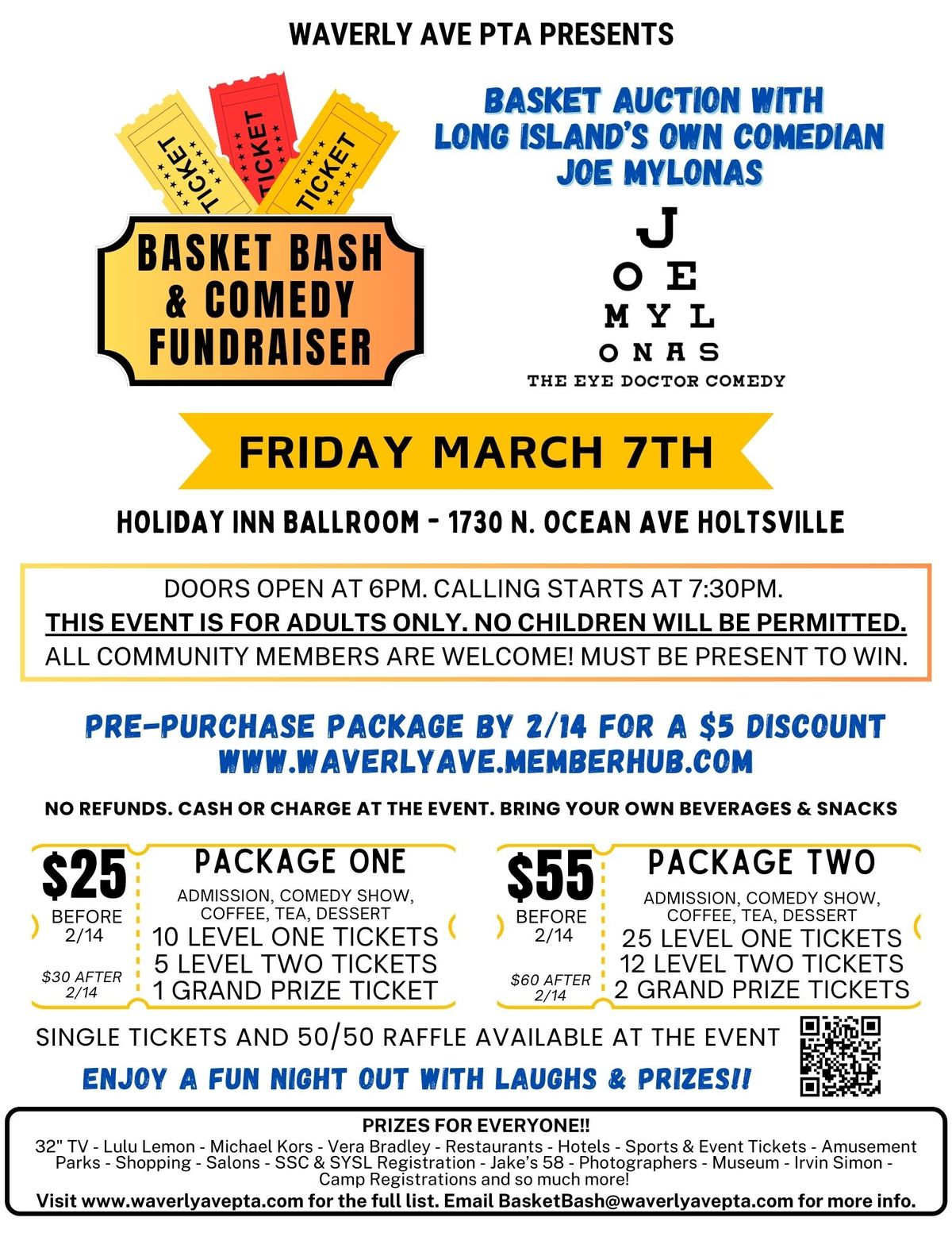 Third Annual Basket Bash and Comedy Show