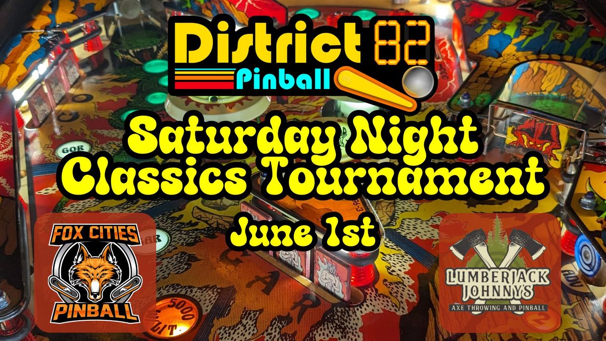 Saturday Night Classics Pinball Tournament