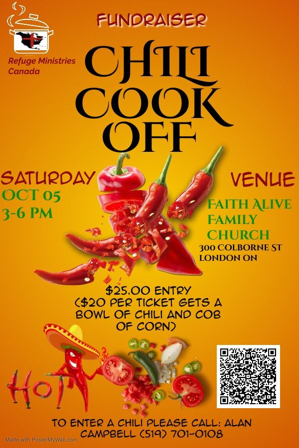 Refuge Ministries Canada Chili Cook Off