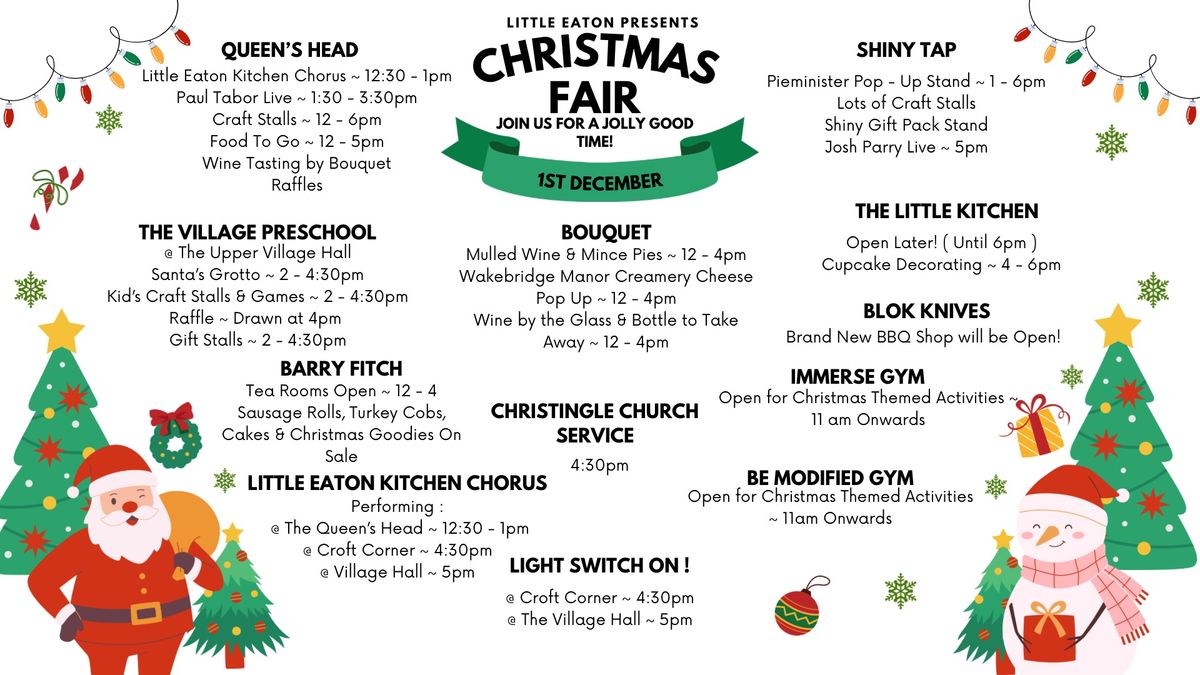 Little Eaton Christmas Fair