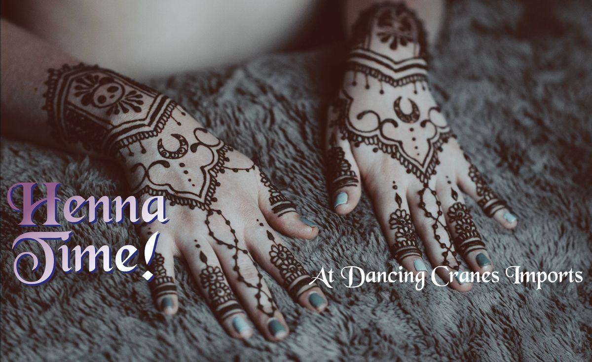 Henna Tattoos at Dancing Cranes- Embrace the Ancient Art