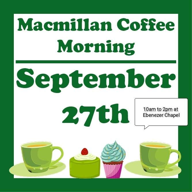 Macmillan Coffee Morning @ Ebby