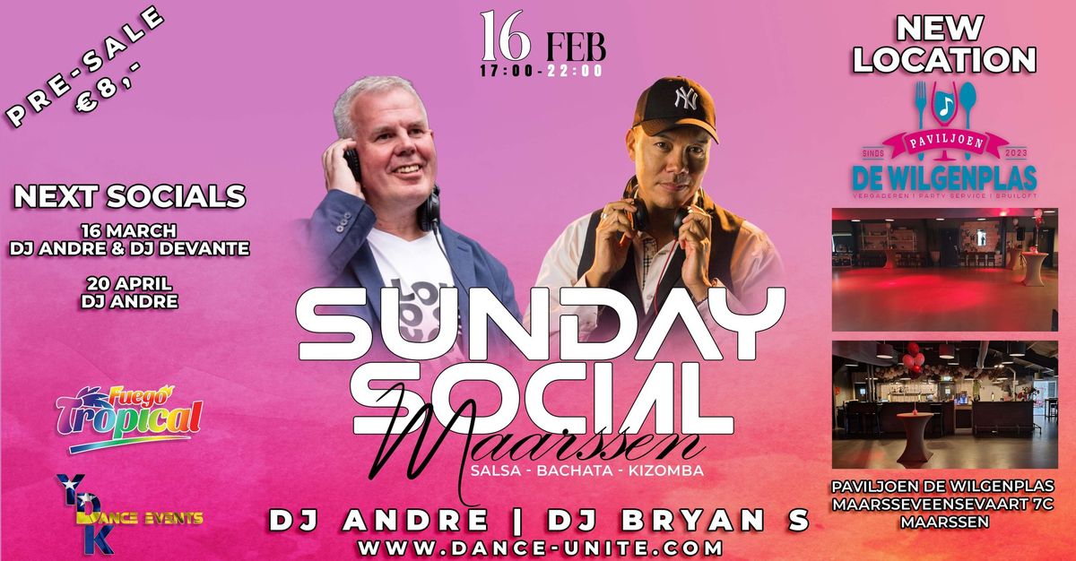 Sunday Social Maarssen with DJ Andre & DJ Bryan S