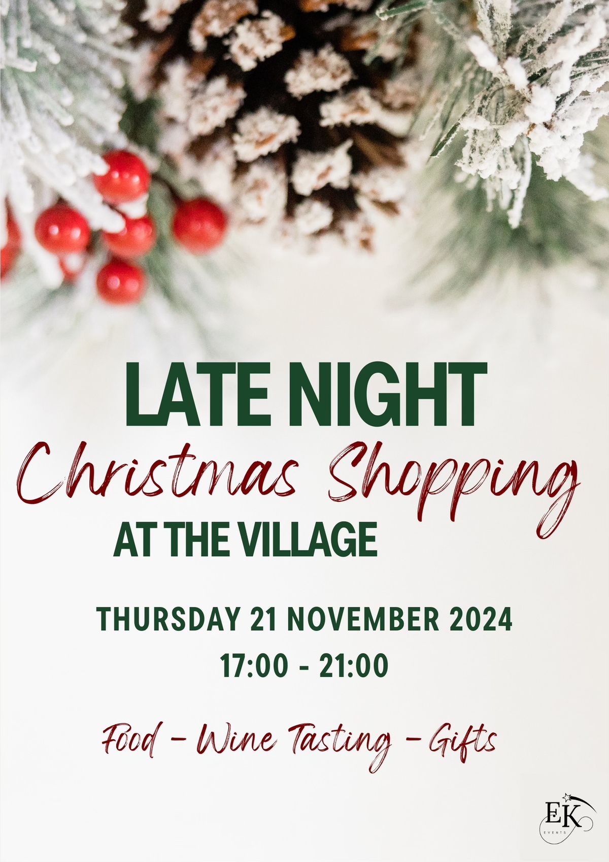 Late Night Christmas Shopping at the Village