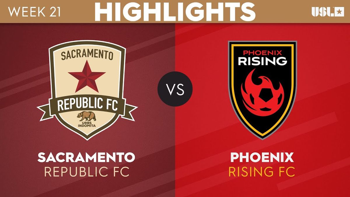 Phoenix Rising FC at Sacramento Republic FC