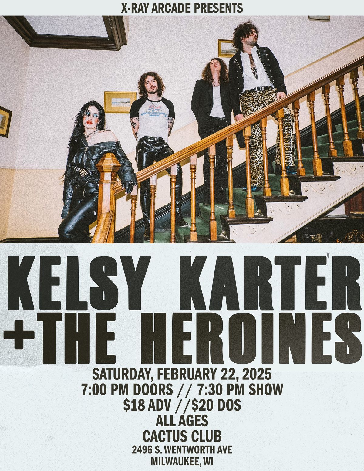 KELSY KARTER & THE HEROINES @ CACTUS CLUB