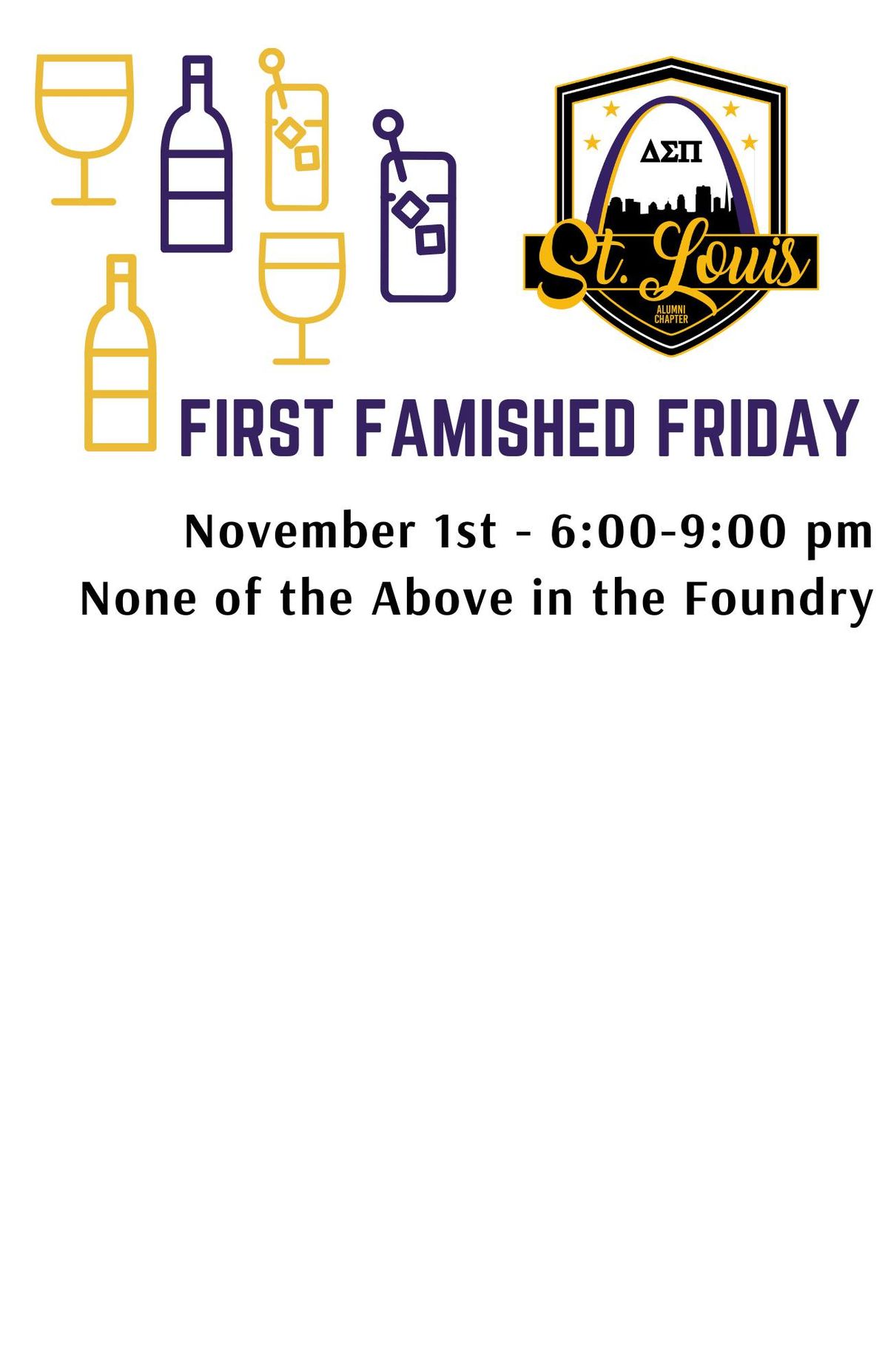 November 3F - First Famished Friday