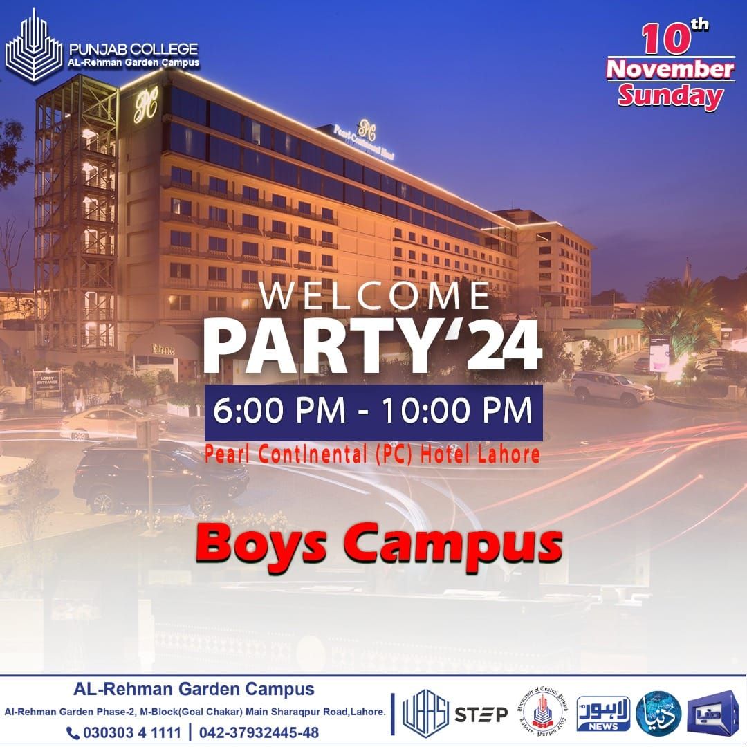 Welcome Party (Boys Campus)