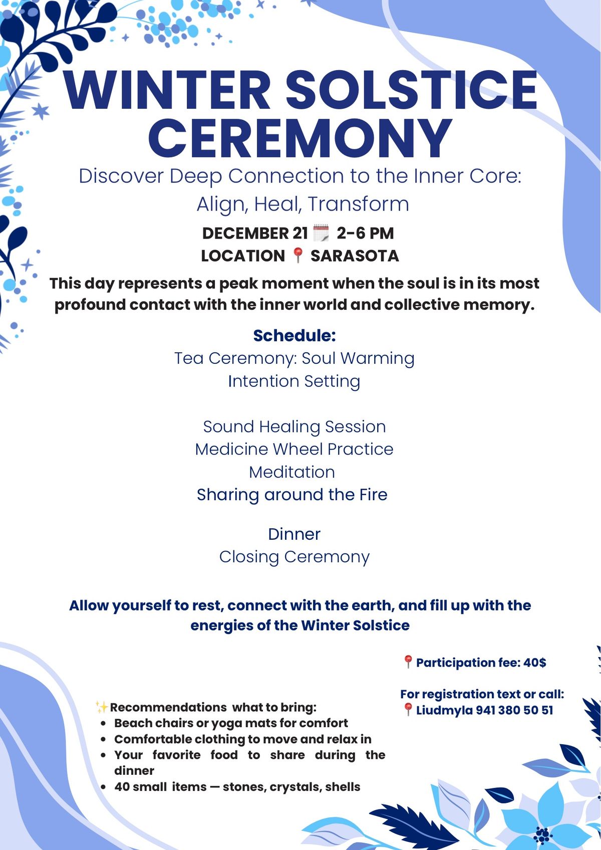 Winter Solstice Ceremony 