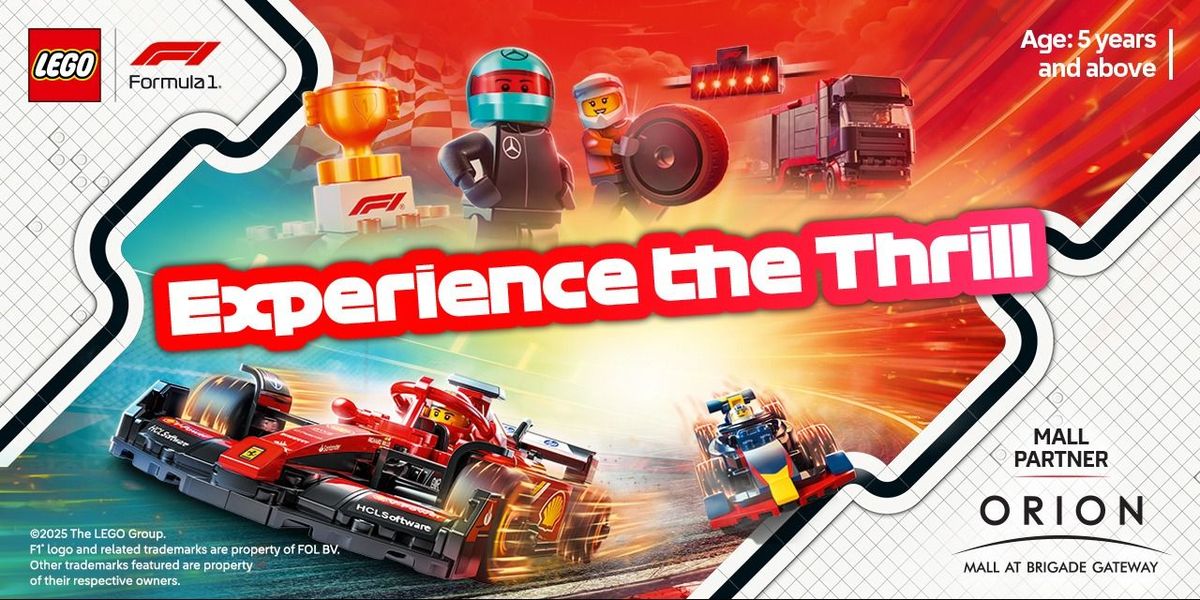 EXPERIENCE THE THRILL - THE LEGO F1 EVENT