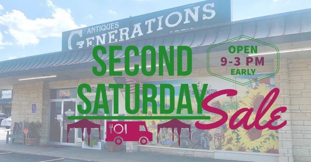 Second Saturday Sidewalk Sale- Giveaways- Shopping