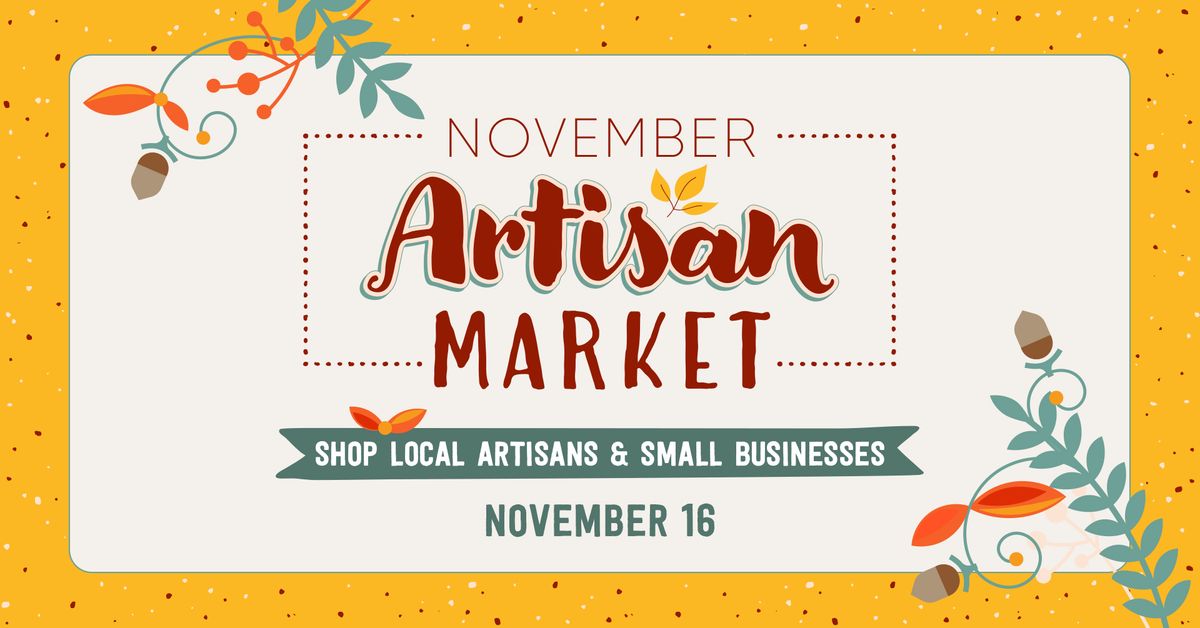 2024 November Artisan Market in Hillsboro