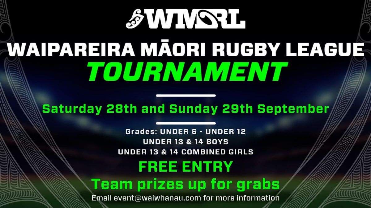 Waipareira M\u0101ori Rugby League Tournament September 2024