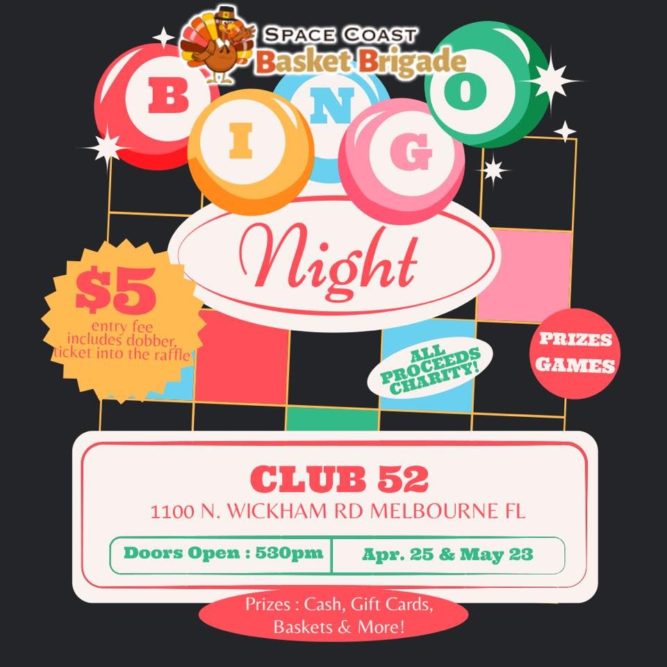 Space Coast Basket Brigade Bingo