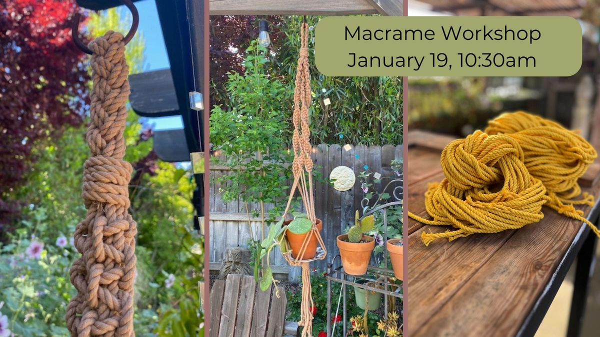 Macrame Workshop 1\/19\/25