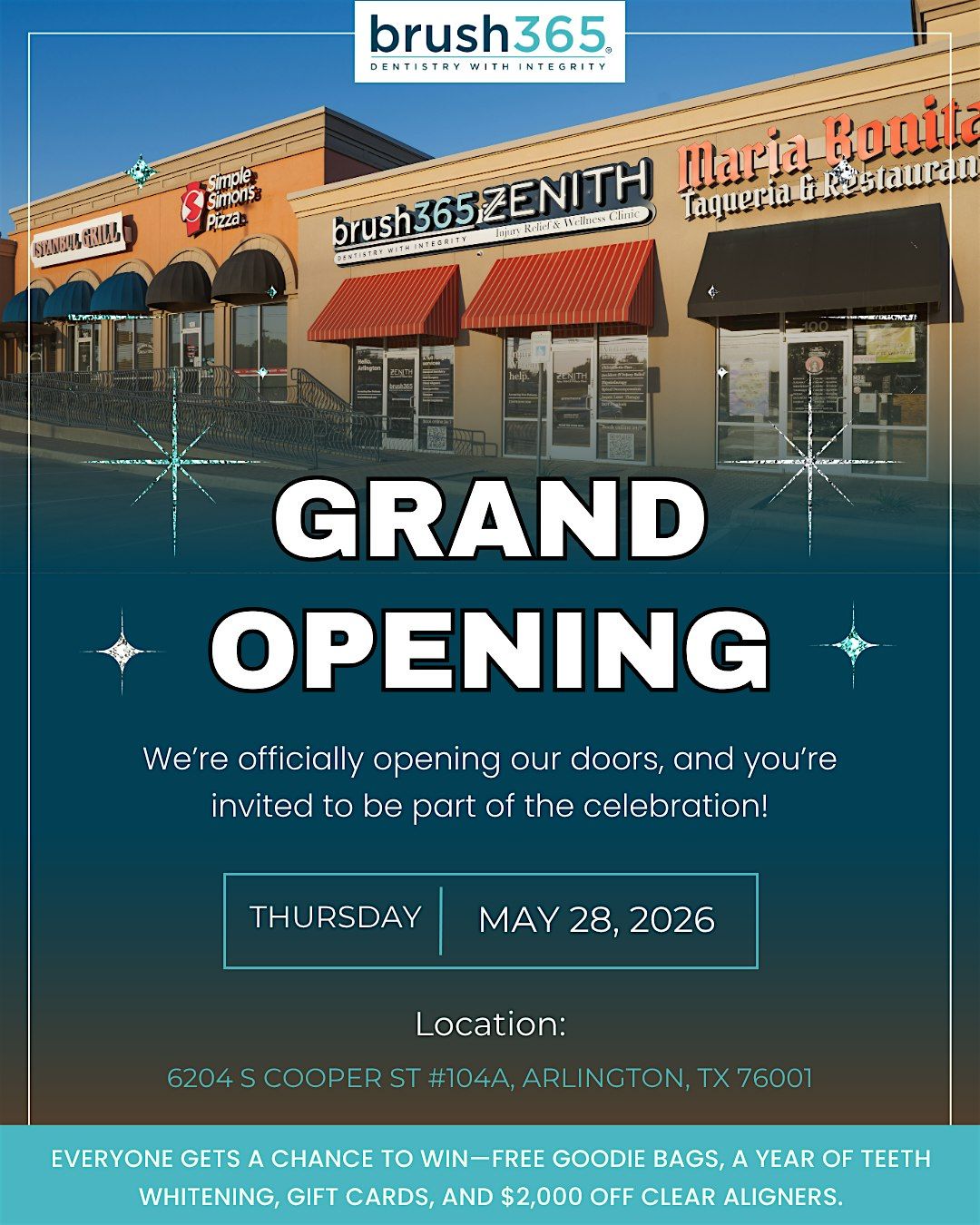brush365 Arlington Grand Opening | Food, Raffles & Freebies