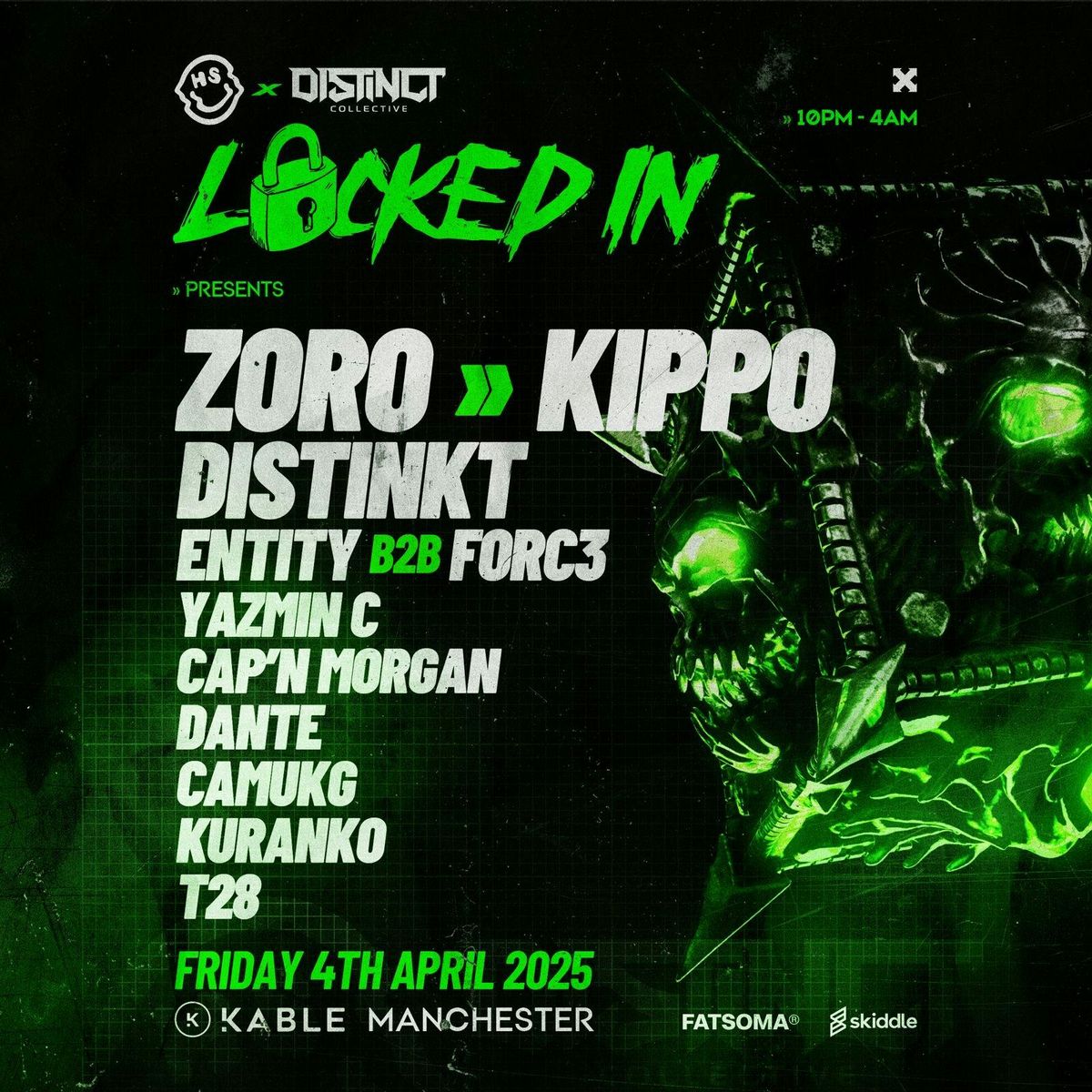 Locked In w\/ Zoro, Kippo, Distinkt + More (UKG)