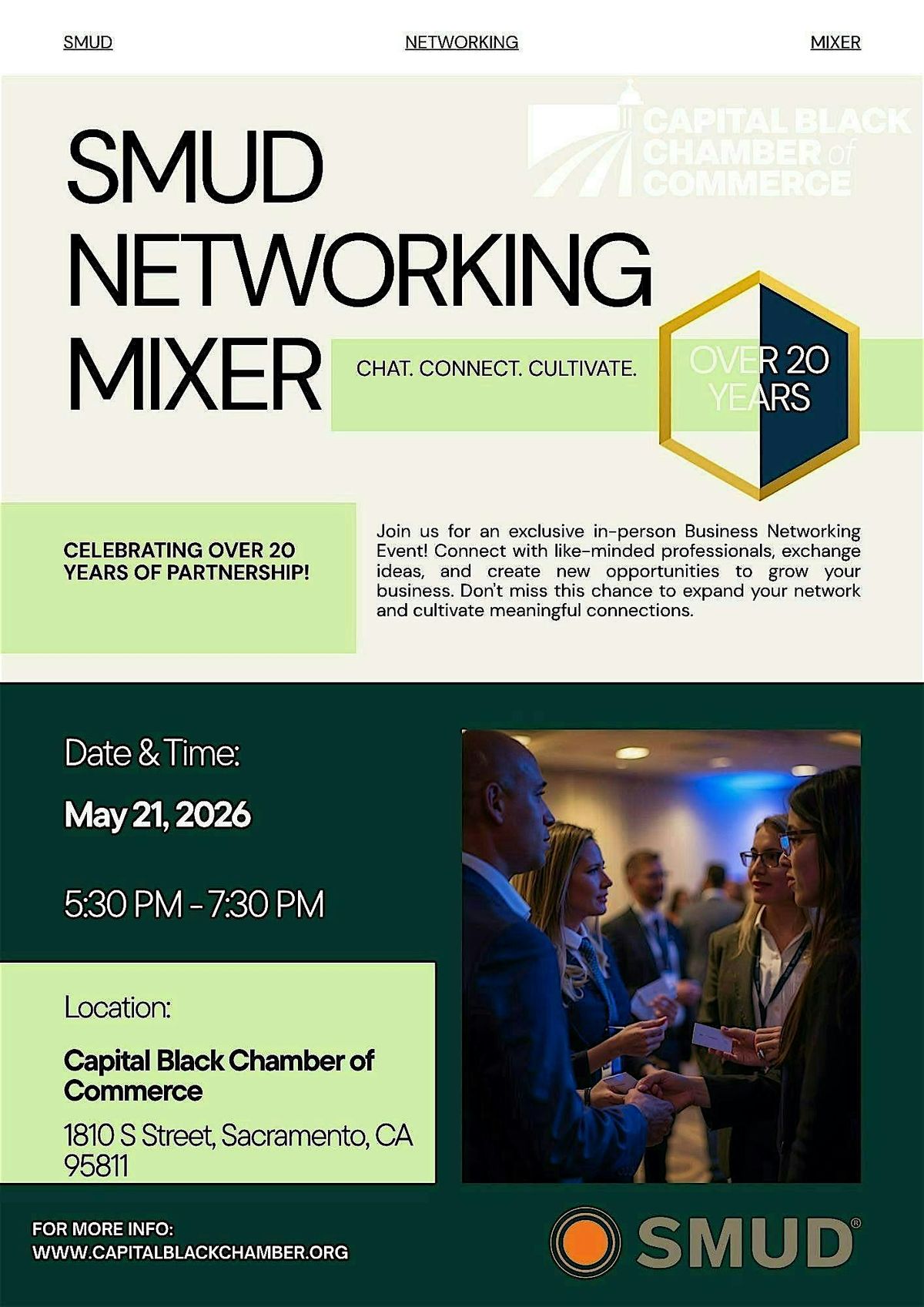 SMUD Business Mixer Hosted by the Capital Black Chamber