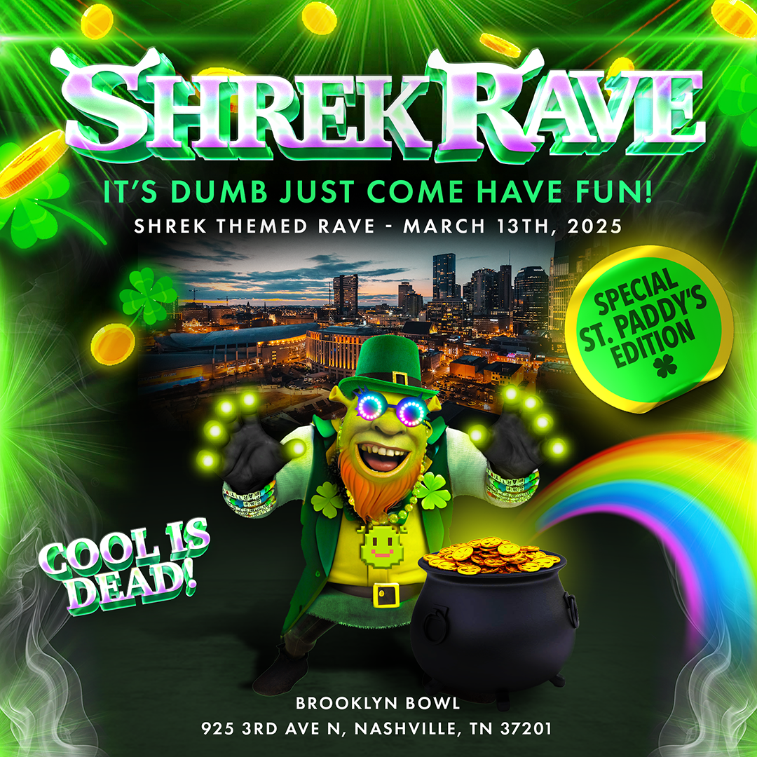 Shrek St Pattys Day Rave at Brooklyn Bowl - Las Vegas