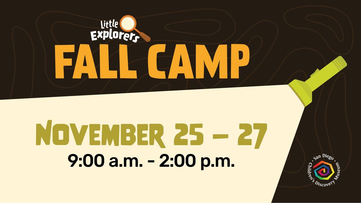 Little Explorers Fall Camp