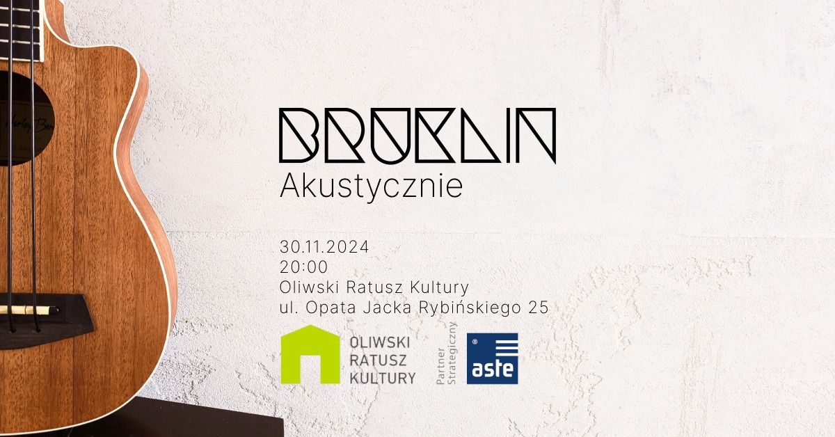 Bruklin [akustycznie]\/\/Gda\u0144sk\/\/Oliwski Ratusz Kultury