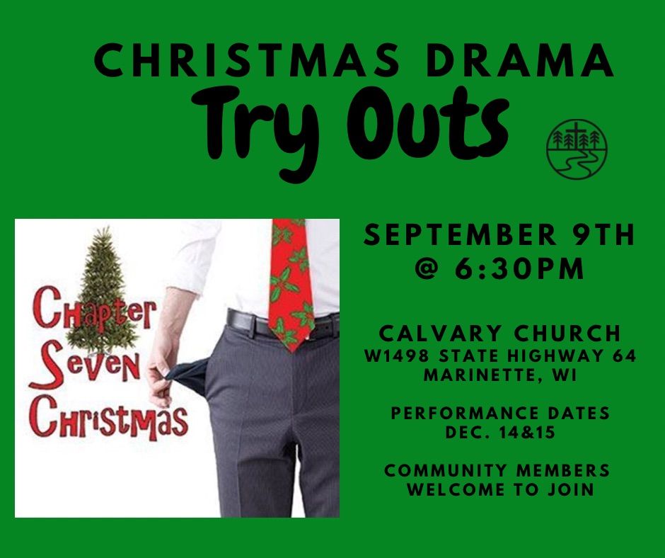 Open Auditions for Calvary Church's Christmas Drama