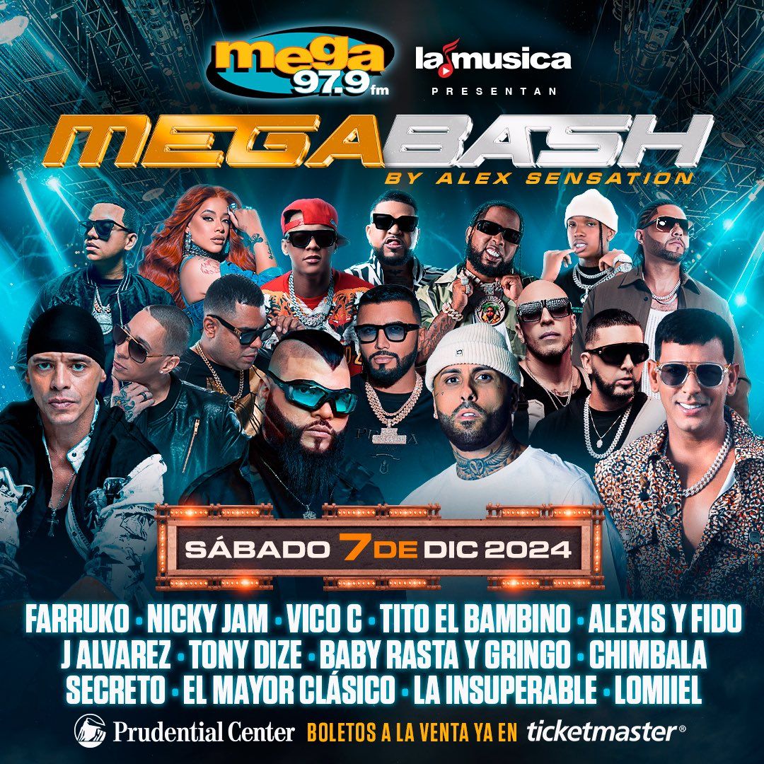 Mega Bash: Alex Sensation  Farruko  Nicky Jam & Tito El Bambino