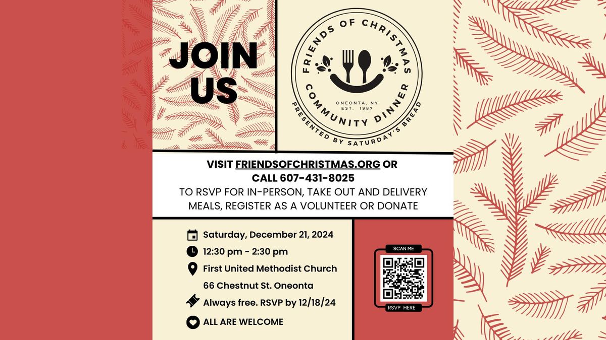 37th Annual Friends of Christmas Community Dinner