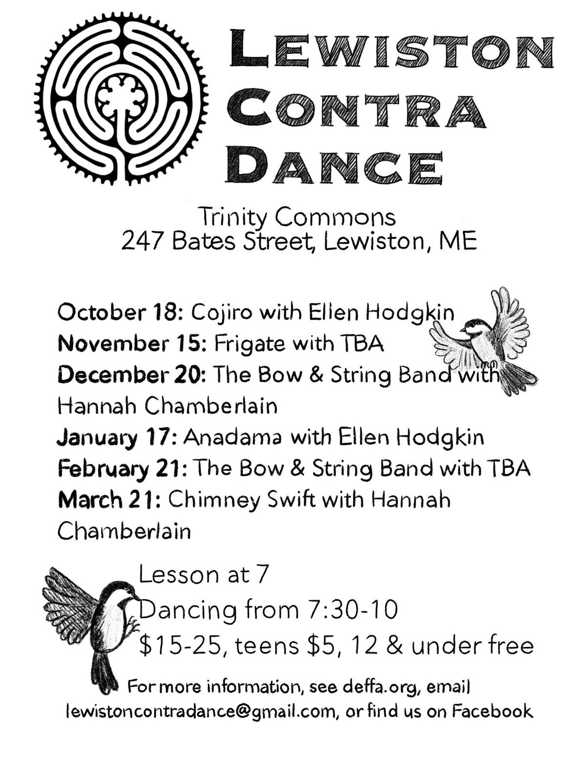 Lewiston Contradance - November 15th