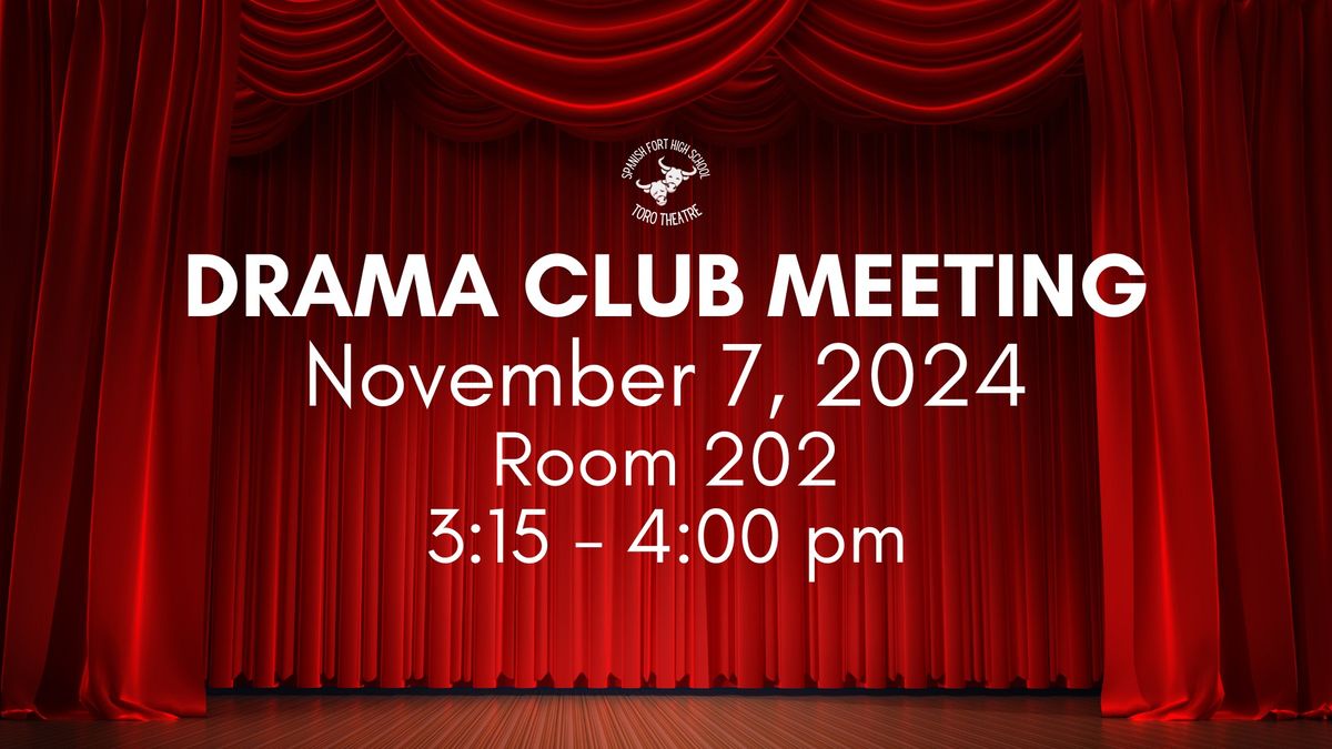 Drama Club Meeting