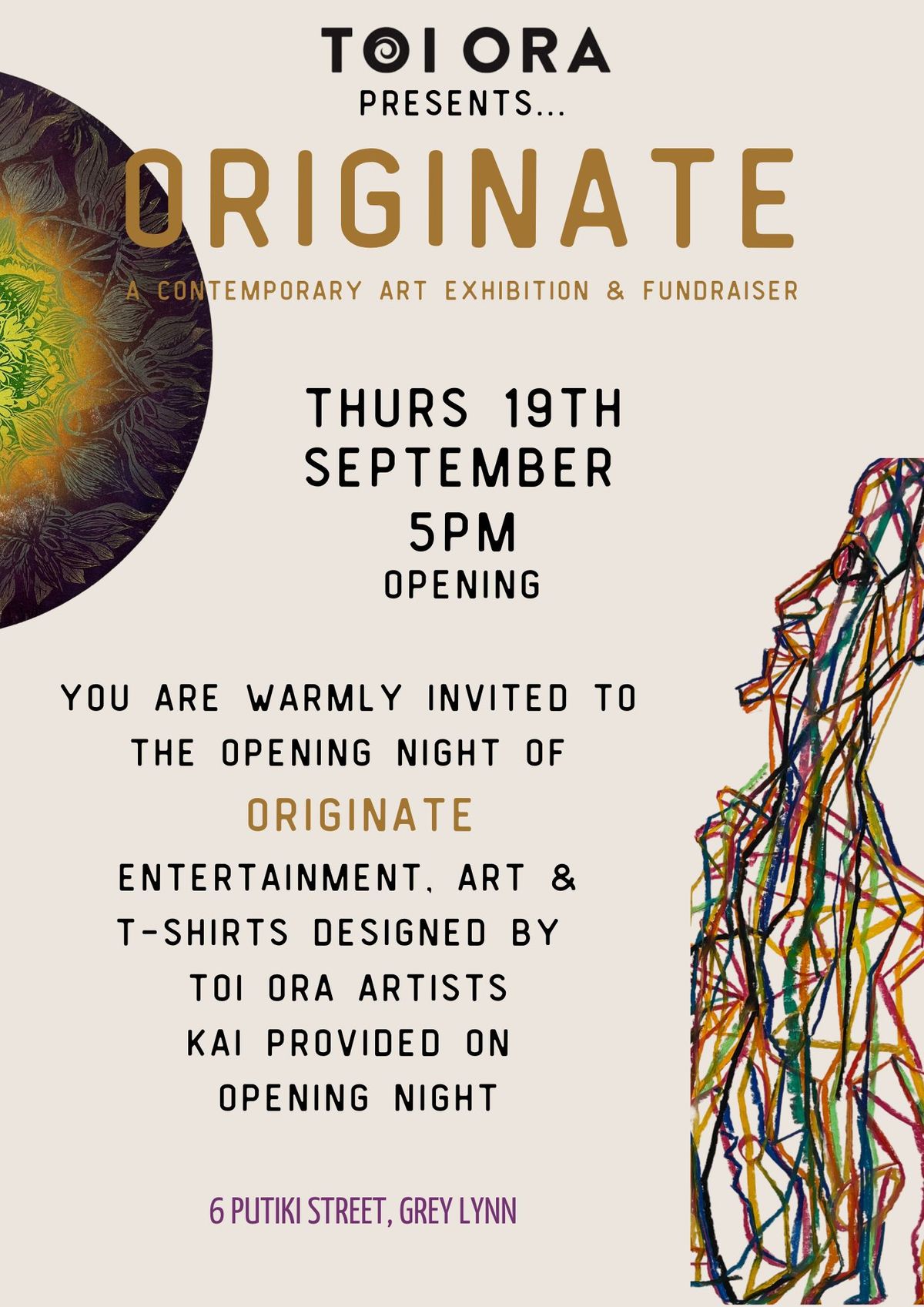 ORIGINATE Exhibition & Fundraiser