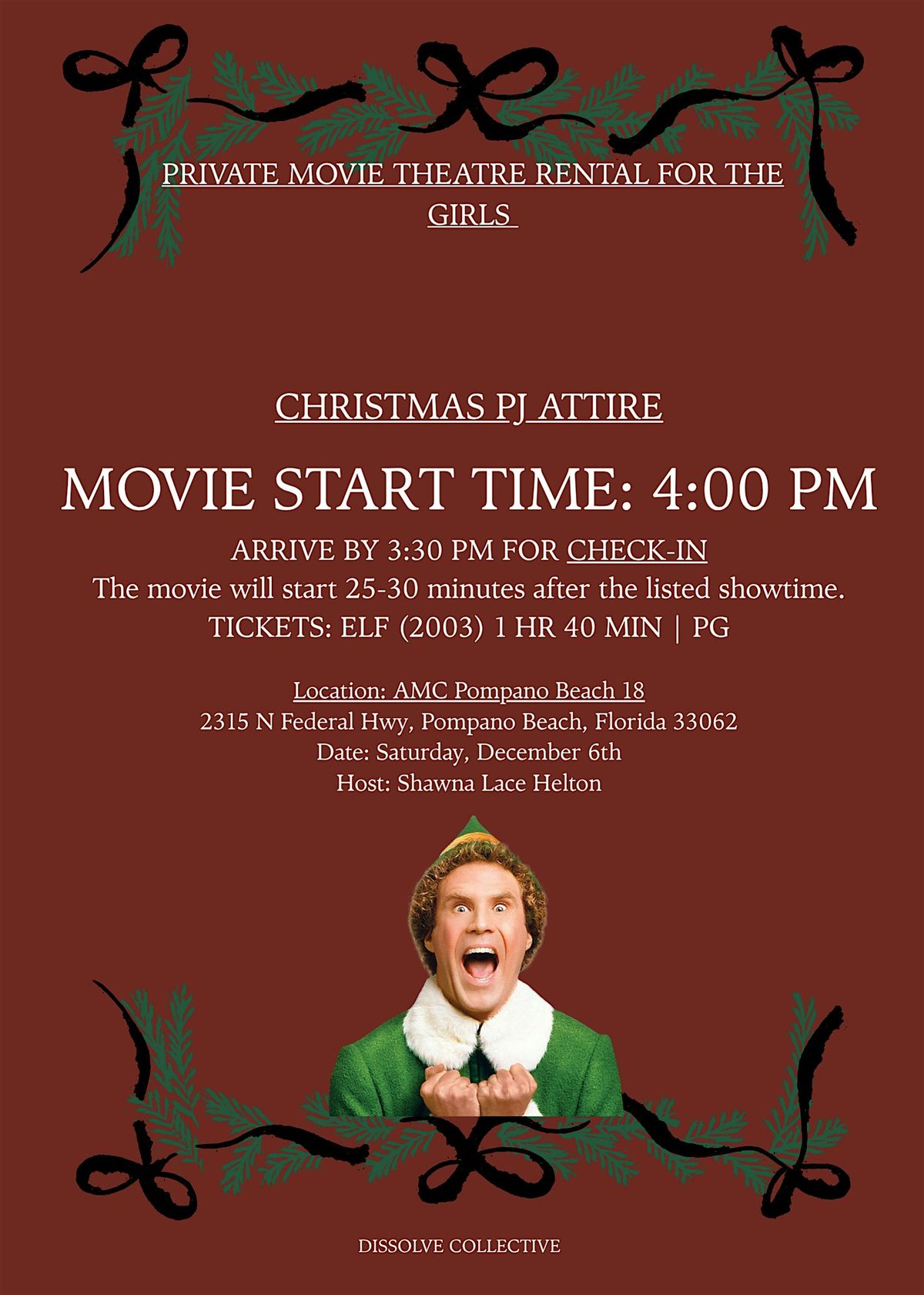 GIRLS CHRISTMAS MOVIE NIGHT