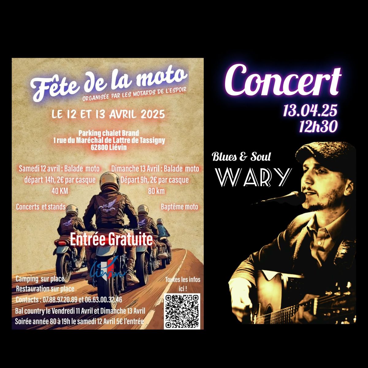 [CONCERT] Wary \/ Festival de la moto (Li\u00e9vin)