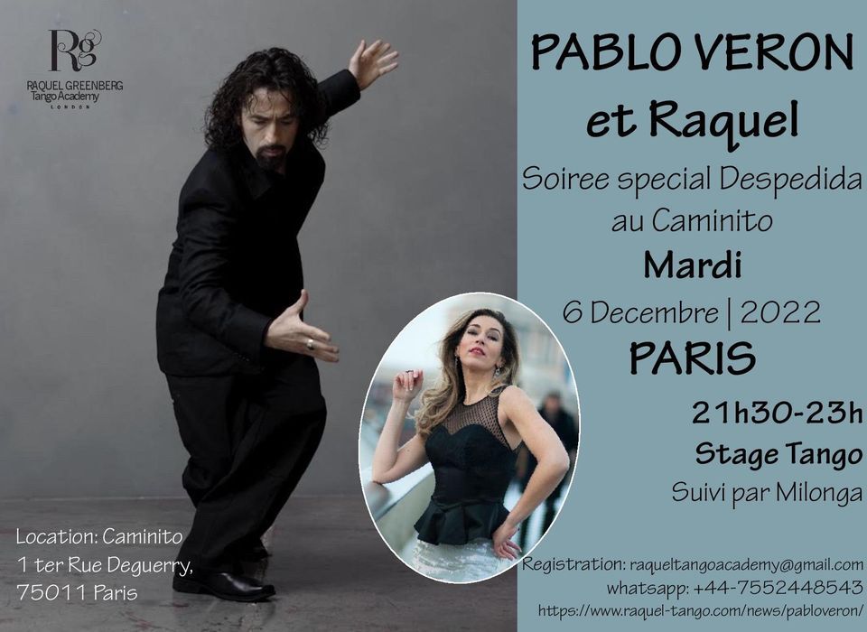 PABLO VERON in PARIS Master Classes